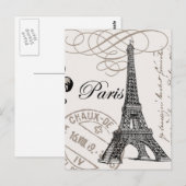 Parijs...briefkaart Briefkaart (Voorkant / Achterkant)