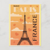 Parijs Briefkaart Eiffeltoren (Voorkant)