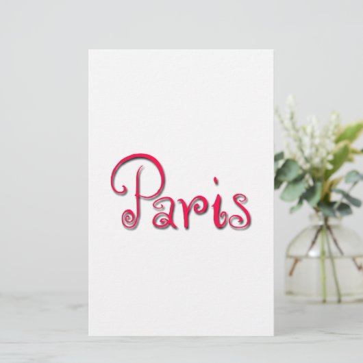 Parijs Briefpapier (Staand voorkant)