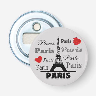 Parijs Button Flesopener