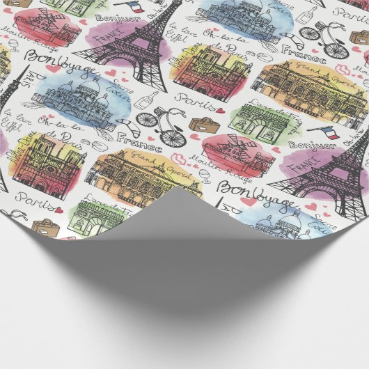 Parijs Cadeaupapier (Hoek)