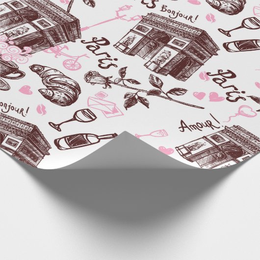 Parijs Cadeaupapier (Hoek)