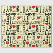 Parijs Cadeaupapier (Vlak)