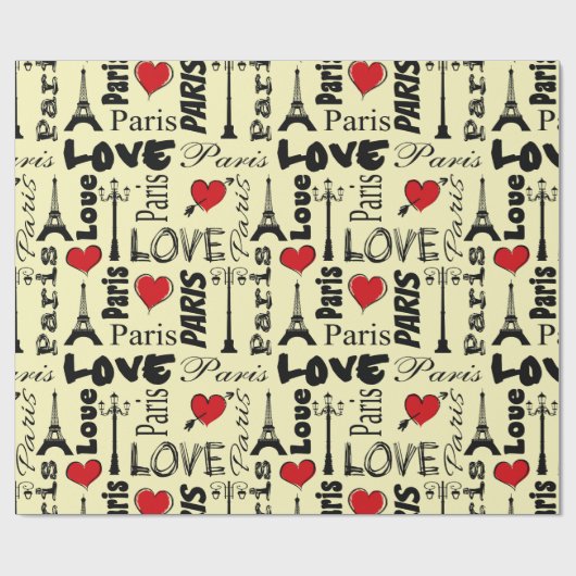 Parijs Cadeaupapier (Vlak)