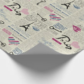 Parijs Cadeaupapier (Hoek)