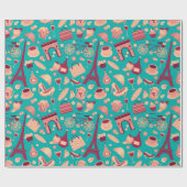 Parijs Cadeaupapier (Vlak)