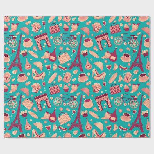 Parijs Cadeaupapier (Vlak)
