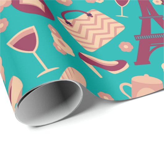 Parijs Cadeaupapier (Rol Hoek)