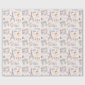 Parijs Cadeaupapier (Vlak)