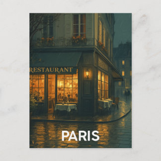 Parijs Café Briefkaart