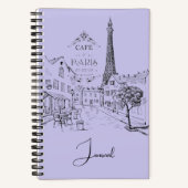 Parijs Cafe journaal Notitieboek (Voorkant)