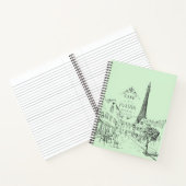 Parijs Café Notitieboek (Binnen)