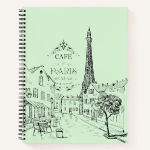 Parijs Café Notitieboek