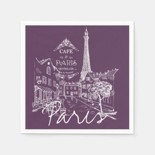 Parijs café  servet