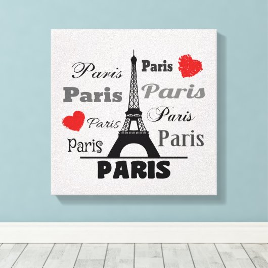 Parijs Canvas Afdruk (Insitu (Houten vloer))