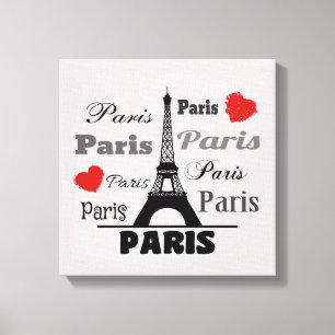 Parijs Canvas Afdruk
