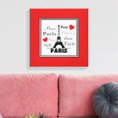 Parijs Canvas Afdruk (Insitu (Woonkamer))