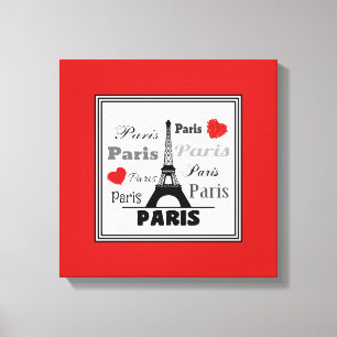 Parijs Canvas Afdruk