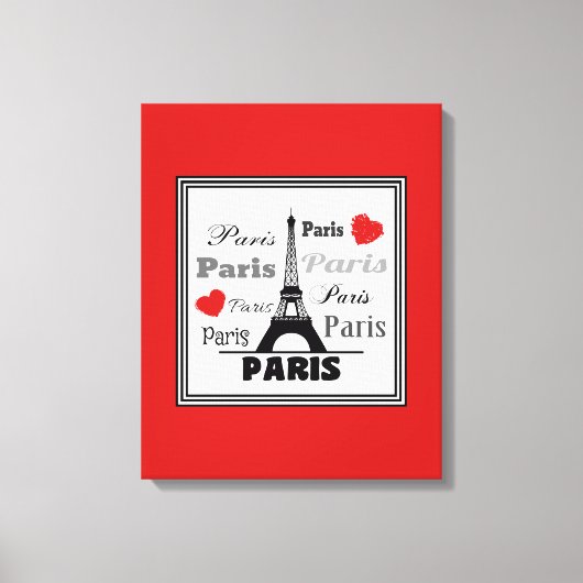 Parijs Canvas Afdruk (Voorkant)