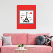 Parijs Canvas Afdruk (Insitu (Woonkamer))