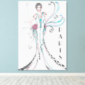 Parijs Canvas Afdruk (Insitu (Houten vloer))