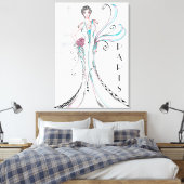 Parijs Canvas Afdruk (Insitu (Slaapkamer))