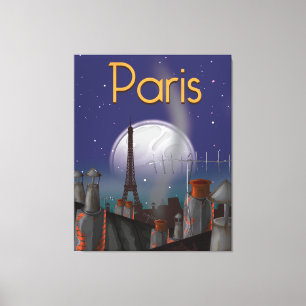 Parijs Canvas Afdruk