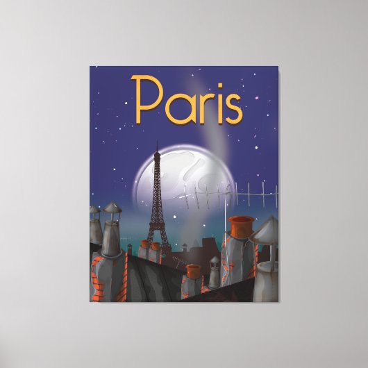 Parijs Canvas Afdruk (Voorkant)