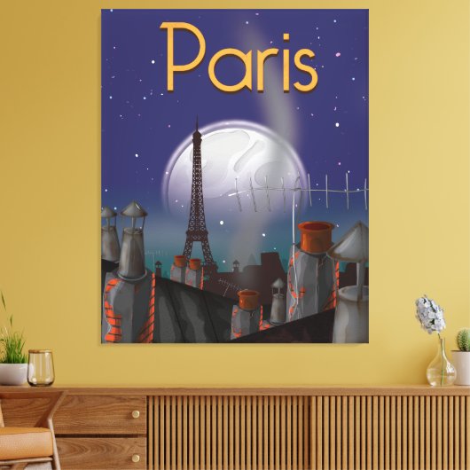 Parijs Canvas Afdruk (Insitu (Woonkamer))