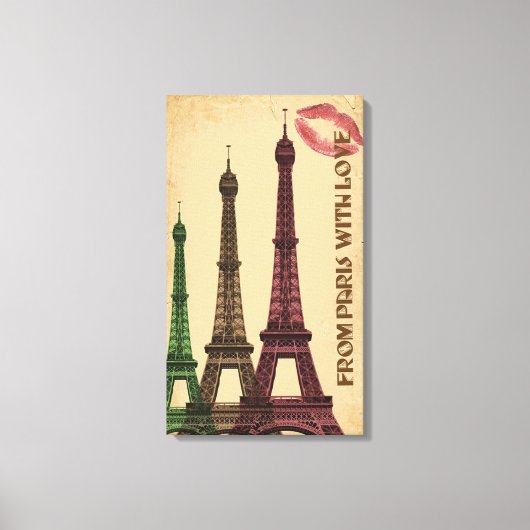 Parijs Canvas Afdruk (Voorkant)