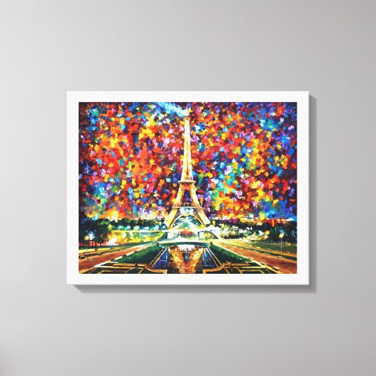 Parijs Canvas Afdruk (Voorkant)