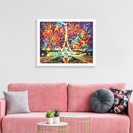 Parijs Canvas Afdruk (Insitu (Woonkamer))