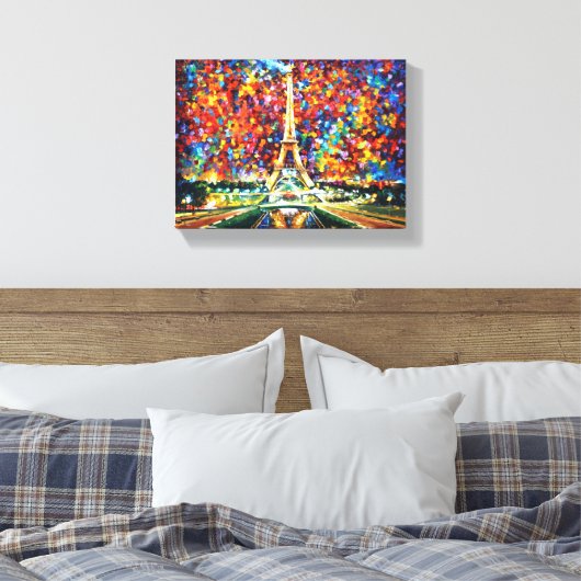 Parijs Canvas Afdruk (Insitu (Slaapkamer))