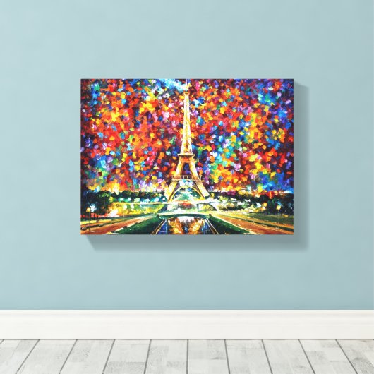 Parijs Canvas Afdruk (Insitu (Houten vloer))