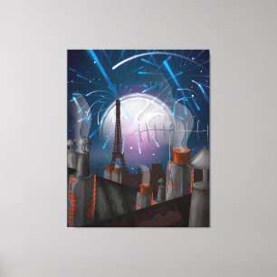 Parijs Canvas Afdruk