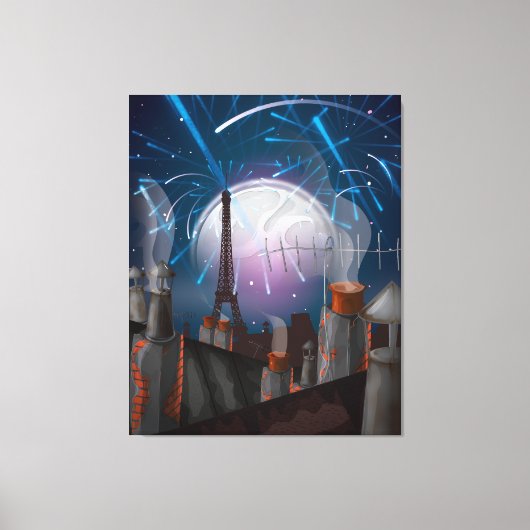 Parijs Canvas Afdruk (Voorkant)
