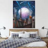 Parijs Canvas Afdruk (Insitu (Slaapkamer))
