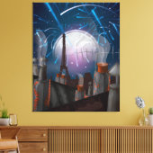 Parijs Canvas Afdruk (Insitu (Woonkamer))