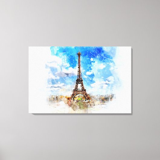 Parijs Canvas Afdruk (Voorkant)