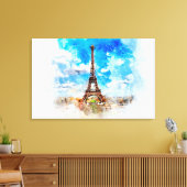 Parijs Canvas Afdruk (Insitu (Woonkamer))