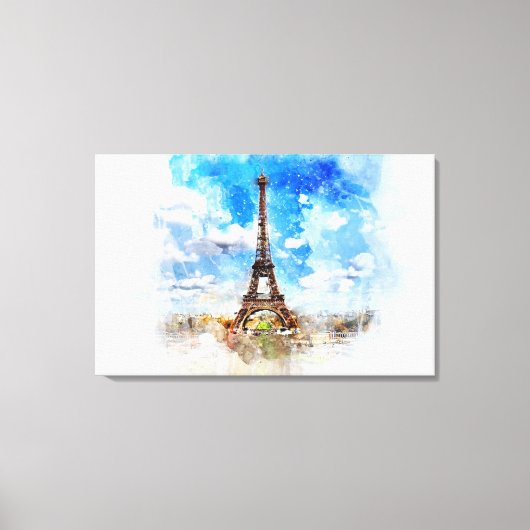 Parijs Canvas Afdruk (Voorkant)
