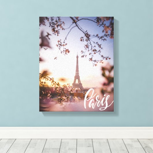Parijs Canvas Afdruk (Insitu (Houten vloer))