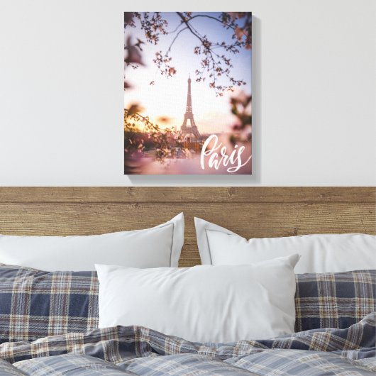 Parijs Canvas Afdruk (Insitu (Slaapkamer))