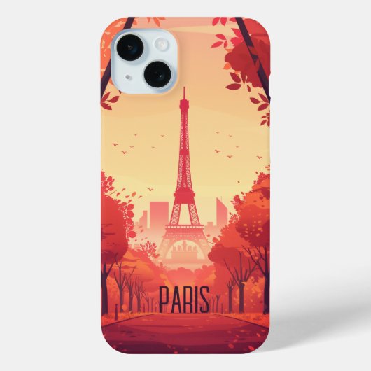 Parijs Case-Mate iPhone Case (Achterkant)