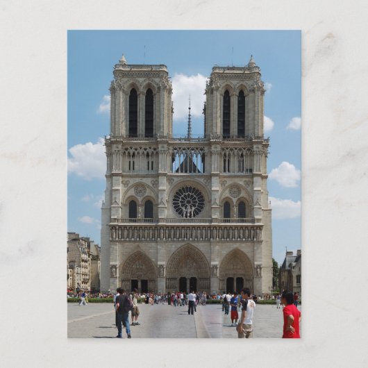 Parijs - Cath � drale Notre-Dame - Briefkaart (Voorkant)