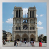 Parijs - Cath � drale Notre-Dame Poster (Voorkant)