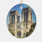Parijs, Cathedraal van Notre Dame gepersonaliseerd Keramisch Ornament (Links)