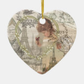  Parijs Collage Keramisch Ornament (Voorkant)