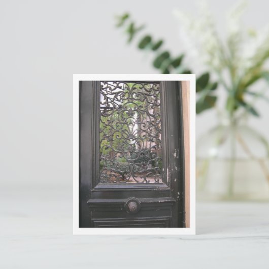 Parijs-Courtyard Briefkaart (Staand voorkant)