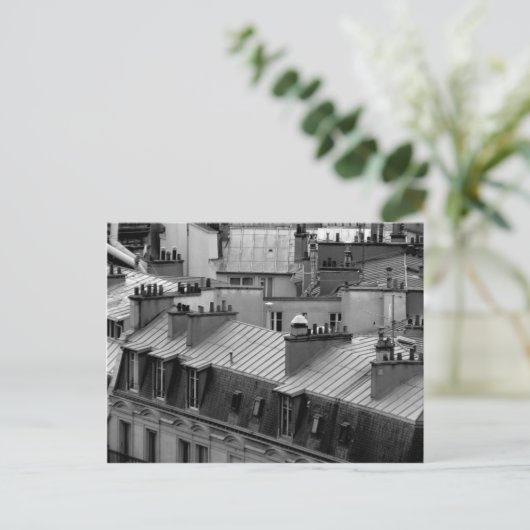 Parijs-daken Briefkaart (Staand voorkant)